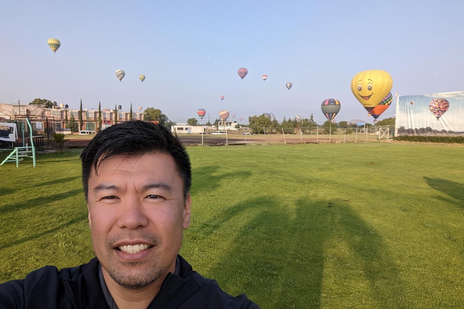 Mexico City hot air balloon